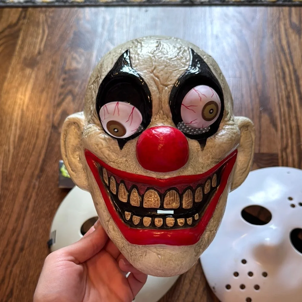 Halloween Mask Set - Skull, Clown, and Hockey Masks